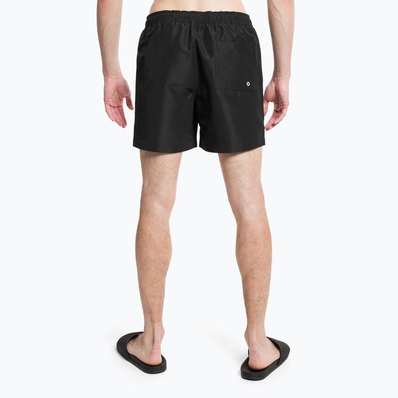 Pantaloni scurți de baie bărbați Calvin Klein Medium cu cordon negru