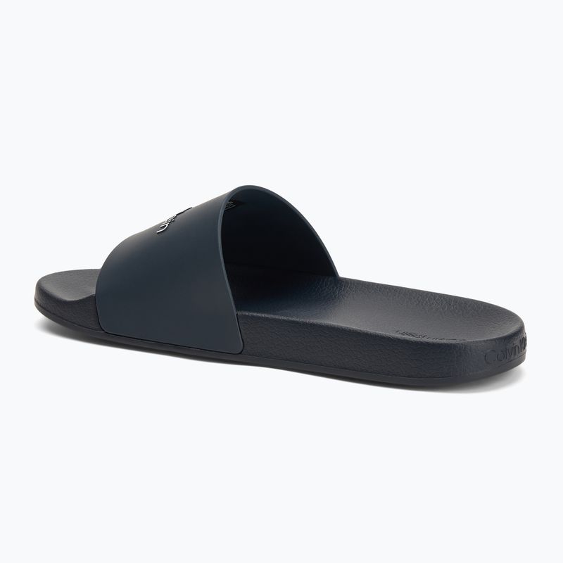 Papuci pentru bărbați  Calvin Klein HM0HM00455 Pool Slide Rubber navy 3