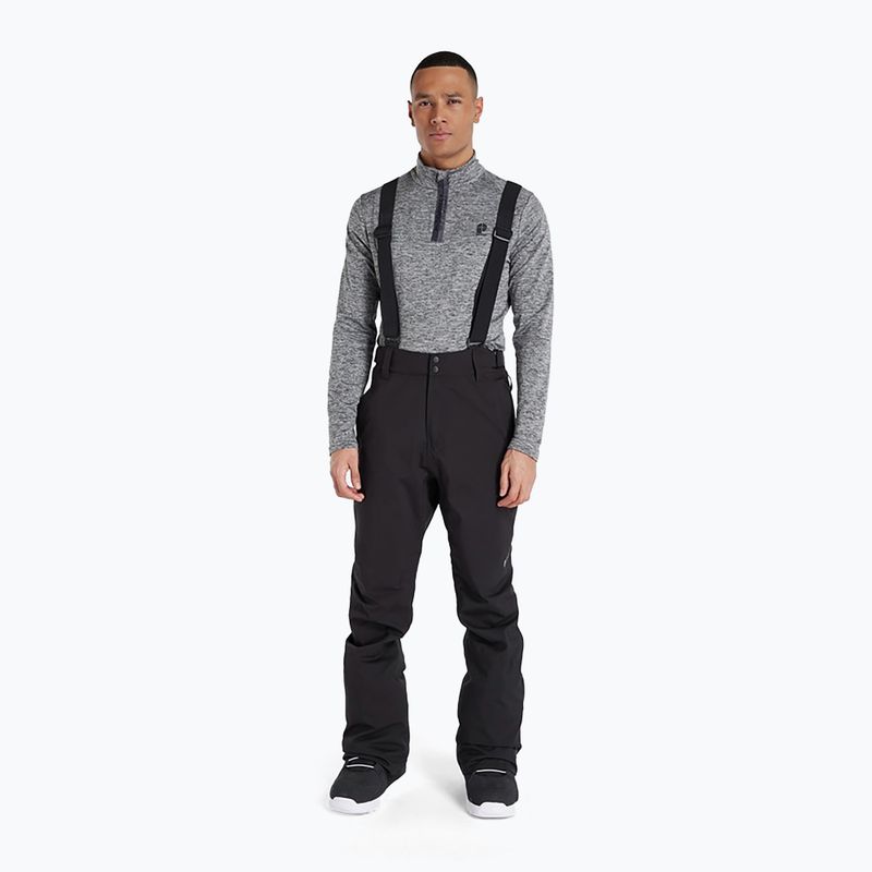 Pantaloni de schi Protest Miikka pentru bărbați, negru adevărat 2
