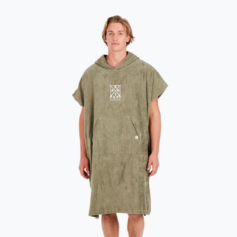 Poncho pentru bărbați  Protest Prtpurdey artichoke green 3