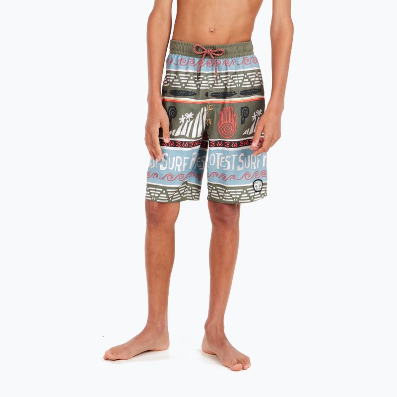 Pantaloni scurți de baie pentru copii Protest Prtcinema artichoke green