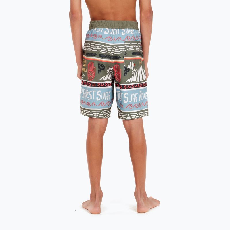 Pantaloni scurți de baie pentru copii Protest Prtcinema artichoke green
