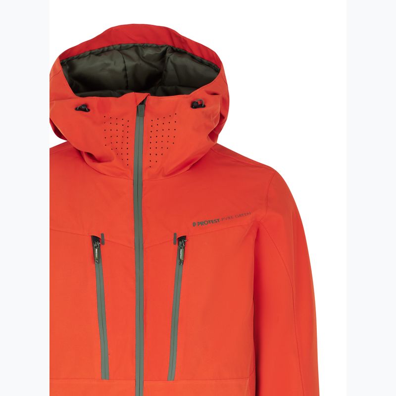 Geacă de snowboard pentru bărbați Protest Prttimothy burnt orange 3