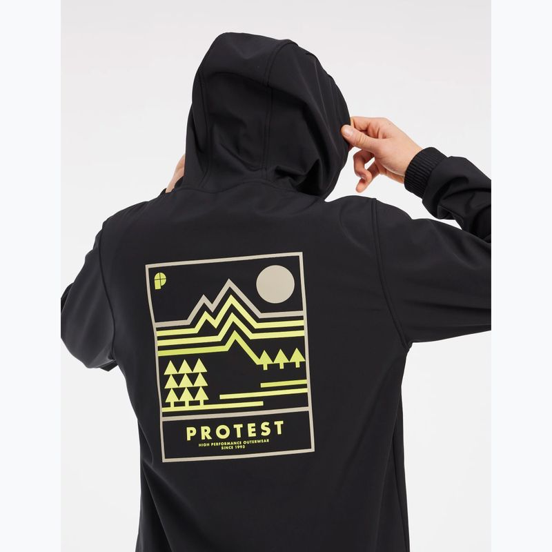 Geacă de snowboard pentru bărbați Protest Prtgalaxy true black 5