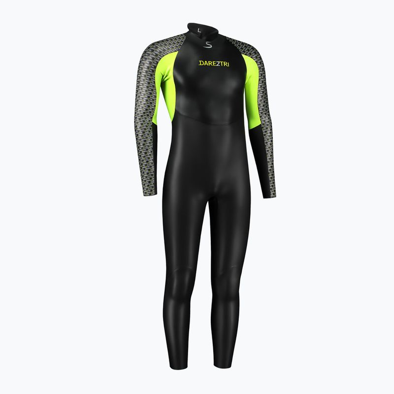 Costum de neopren pentru bărbați Dare2Tri Dare2Swim 2.0 triatlon negru 21012M