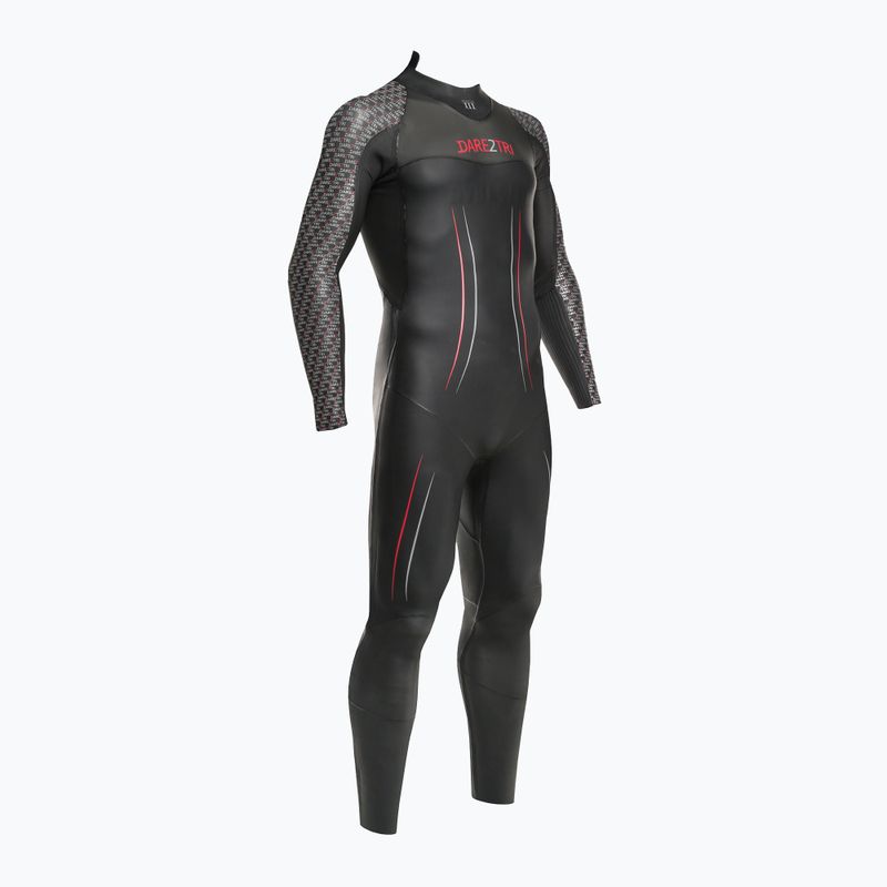 Costum de neopren pentru bărbați Dare2Tri Mach3 0.7 triatlon negru 21003M