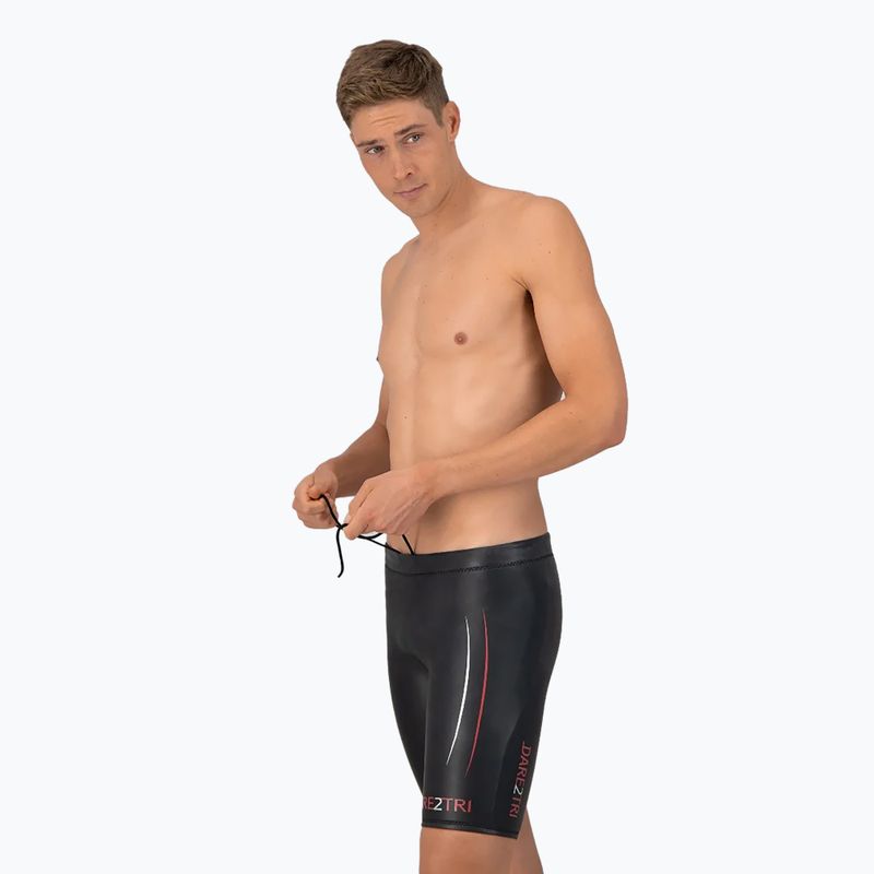 Pantaloni scurți de neopren Dare2Tri Swimshort negri 4