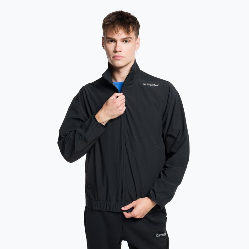 Bărbați Calvin Klein Windjacket BAE jachetă de frumusețe neagră pentru bărbați