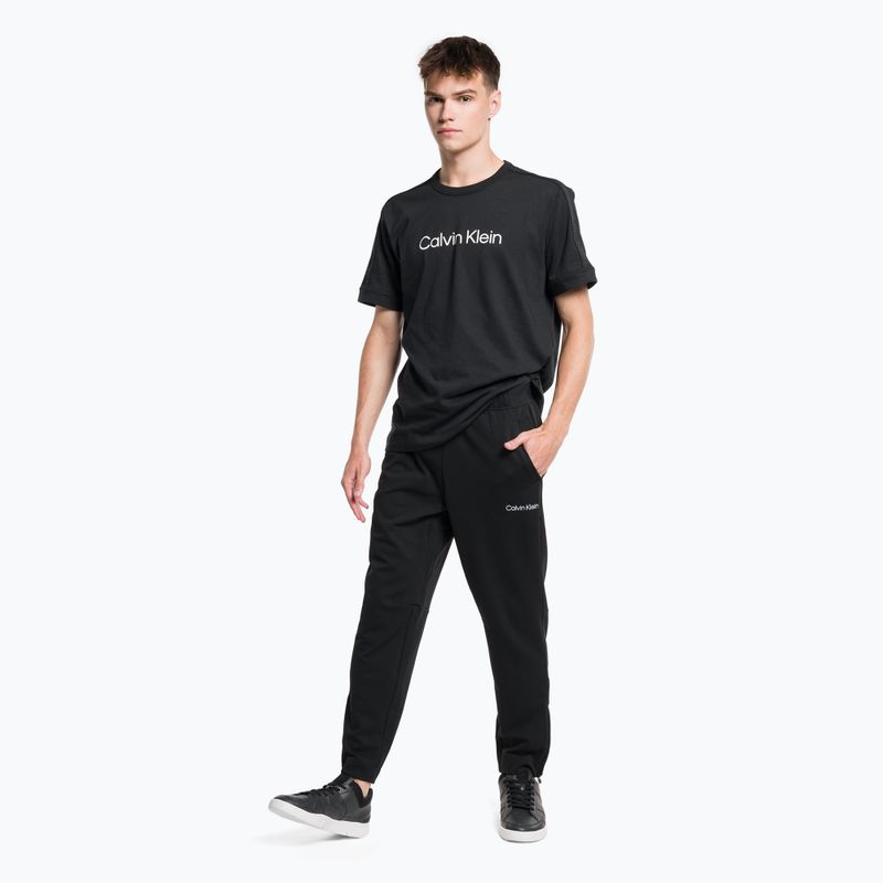 Pantaloni de antrenament pentru bărbați Calvin Klein Knit BAE negru beauty 2