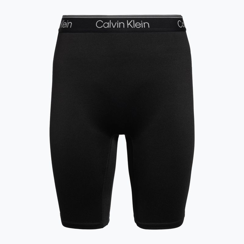 Calvin Klein Knit BAE pantaloni scurți de antrenament pentru femei negru