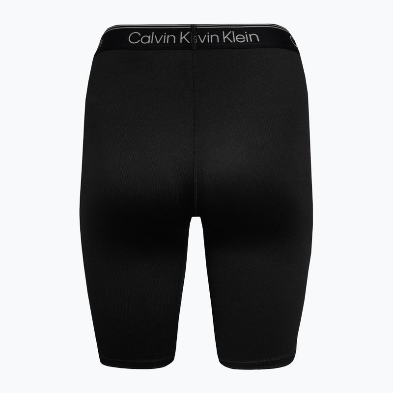 Calvin Klein Knit BAE pantaloni scurți de antrenament pentru femei negru