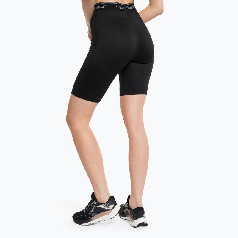 Calvin Klein Knit BAE pantaloni scurți de antrenament pentru femei negru