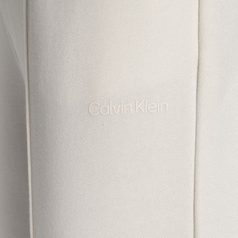 Pantaloni de trening pentru femei Calvin Klein Knit YBI piele de căprioară albă