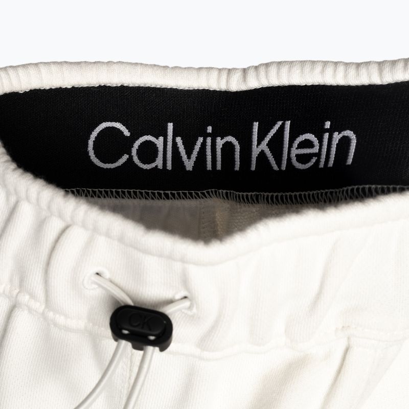 Pantaloni de trening pentru femei Calvin Klein Knit YBI piele de căprioară albă