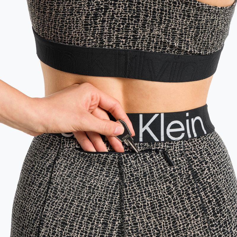 Jambiere de antrenament pentru femei Calvin Klein 7/8 8VR imprimare șocantă 4