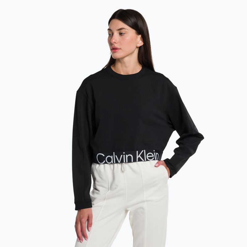 Femei Calvin Klein pulover negru frumusețe pulover negru pulover de frumusețe