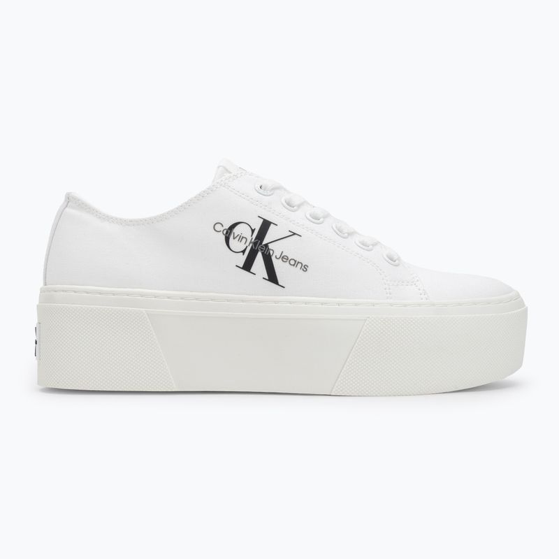 Încălțăminte pentru femei Calvin Klein YW0YW01033 Vulc Flatform+ Cupsole Low white 2