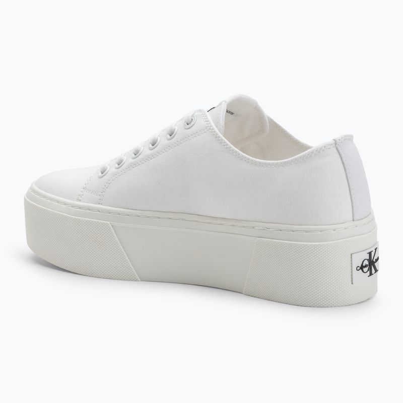 Încălțăminte pentru femei Calvin Klein YW0YW01033 Vulc Flatform+ Cupsole Low white 3