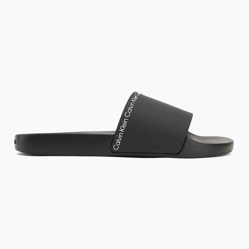 Papuci pentru bărbați Calvin Klein HM0HM00981 Pool Slide Rubber black 2