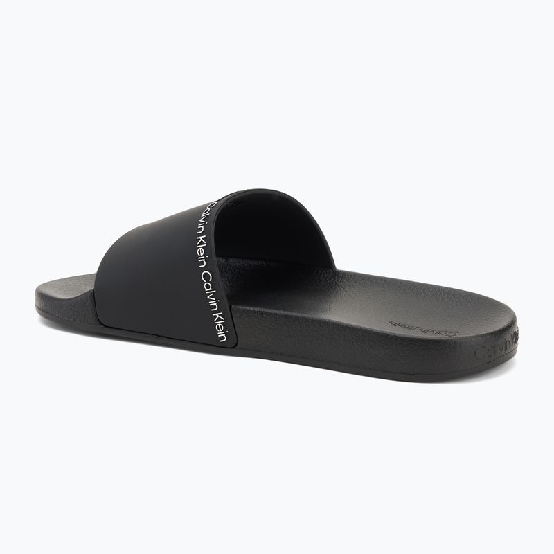 Papuci pentru bărbați Calvin Klein HM0HM00981 Pool Slide Rubber black 3