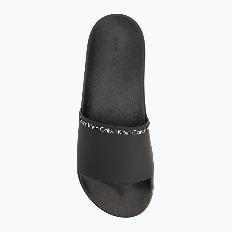 Papuci pentru bărbați Calvin Klein HM0HM00981 Pool Slide Rubber black 5