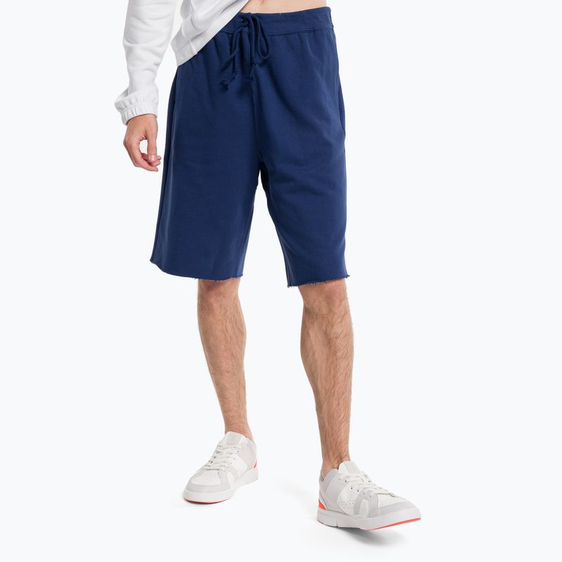 Bărbați Calvin Klein 7" Knit 6FZ pantaloni scurți de antrenament de profunzime albastru pentru bărbați