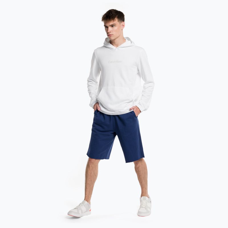 Bărbați Calvin Klein 7" Knit 6FZ pantaloni scurți de antrenament de profunzime albastru pentru bărbați 2