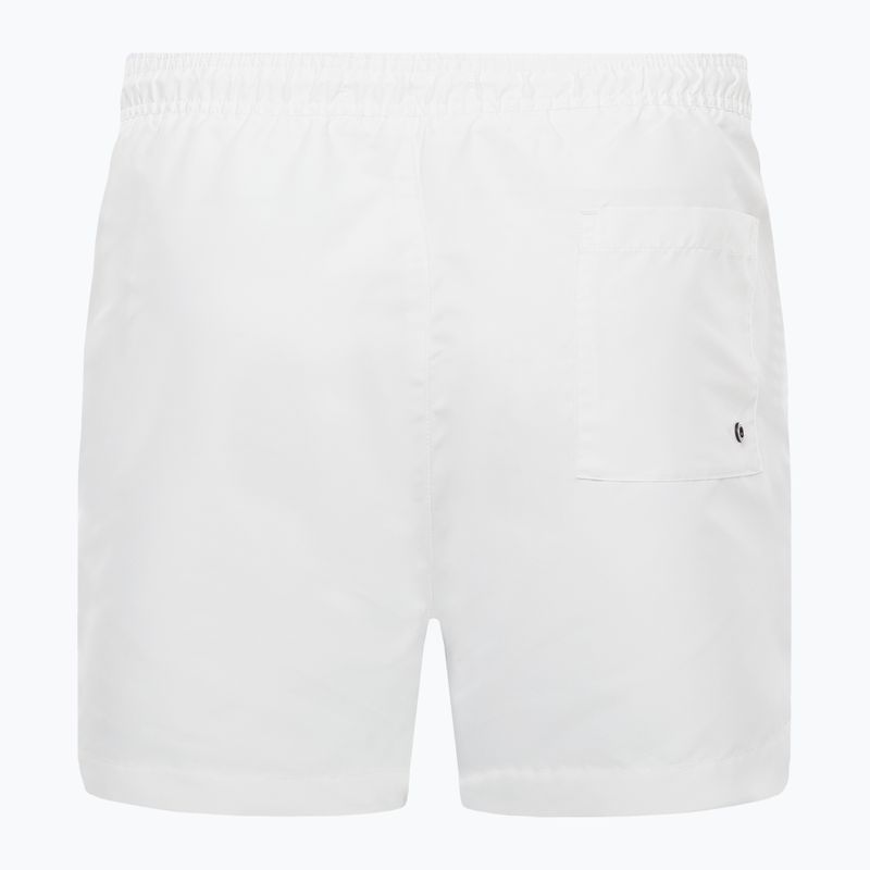 Bărbați Calvin Klein Medium Pantaloni scurți de înot cu cordon, alb 2