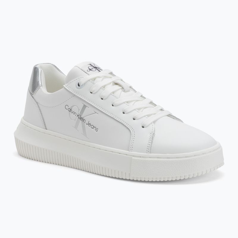 Încălțăminte pentru femei  Calvin Klein YW0YW01224 Cupsole Mono Lth Wn white/silver