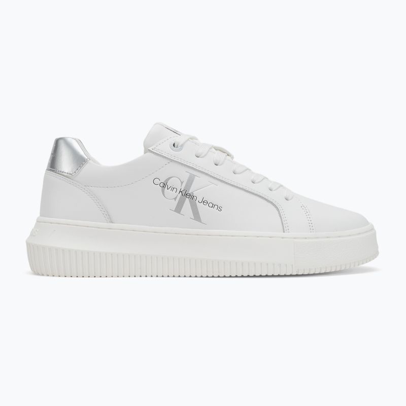 Încălțăminte pentru femei  Calvin Klein YW0YW01224 Cupsole Mono Lth Wn white/silver 2