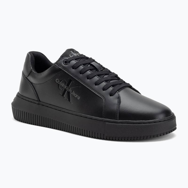 Încălțăminte pentru bărbați Calvin Klein YM0YM00681 Chunky Cupsole Monologo Lth triple black