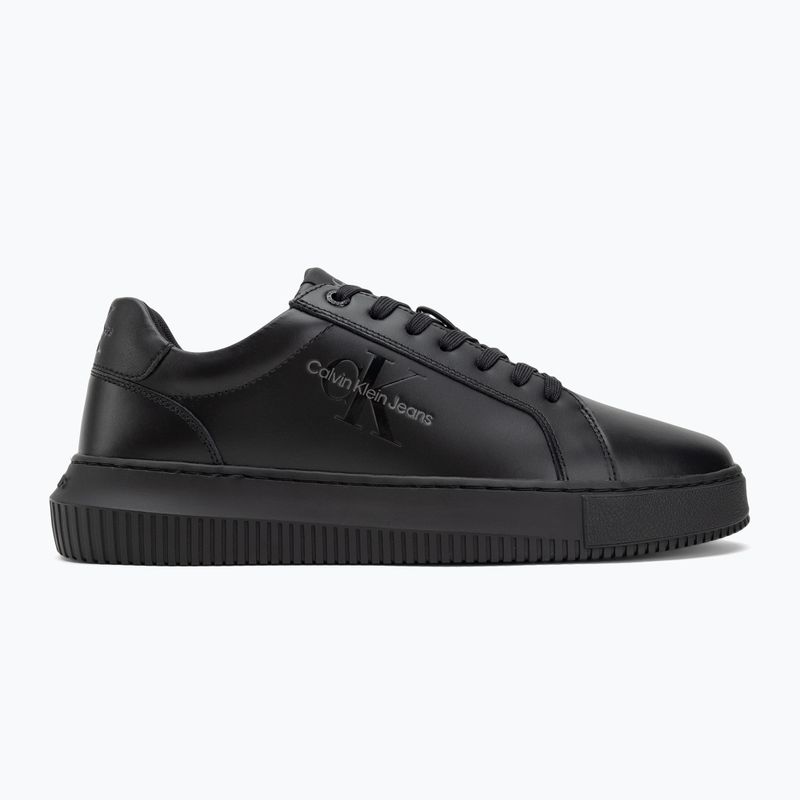 Încălțăminte pentru bărbați Calvin Klein YM0YM00681 Chunky Cupsole Monologo Lth triple black 2