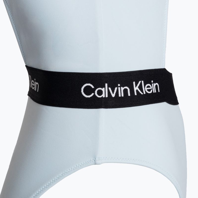 Costum de baie o singură piesă pentru femei Calvin Klein Cut Out One Piece-Rp albastru 3