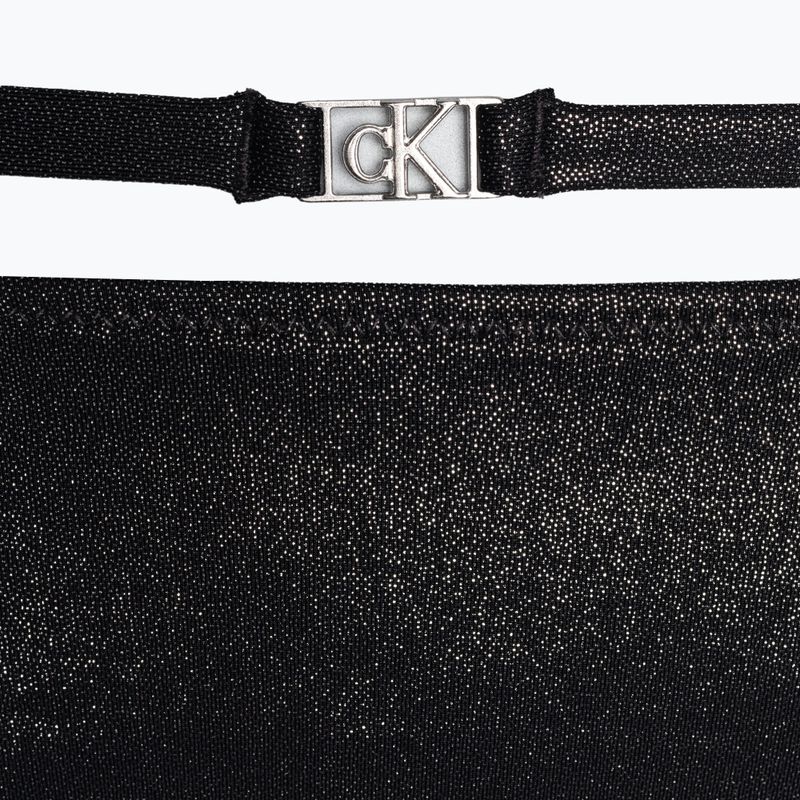Calvin Klein Costum de baie tanga negru 3