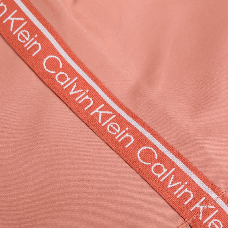 Pantaloni scurți de baie bărbați Calvin Klein Medium cu cordon roz 3