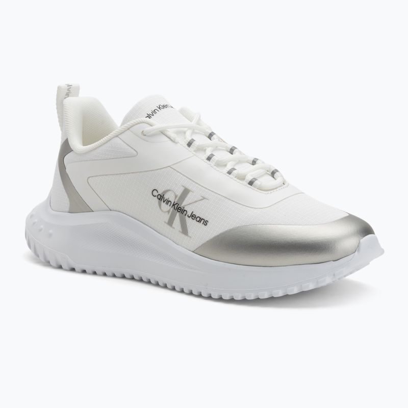 Încălțăminte pentru femei Calvin Klein Eva Runner Low Lace Mix Ml Wn bright white/silver
