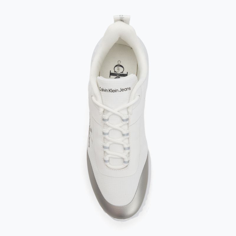 Încălțăminte pentru femei Calvin Klein Eva Runner Low Lace Mix Ml Wn bright white/silver 5
