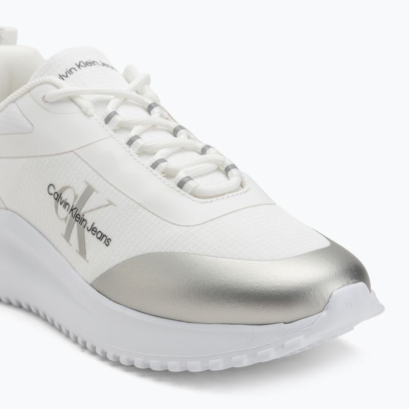 Încălțăminte pentru femei Calvin Klein Eva Runner Low Lace Mix Ml Wn bright white/silver 7