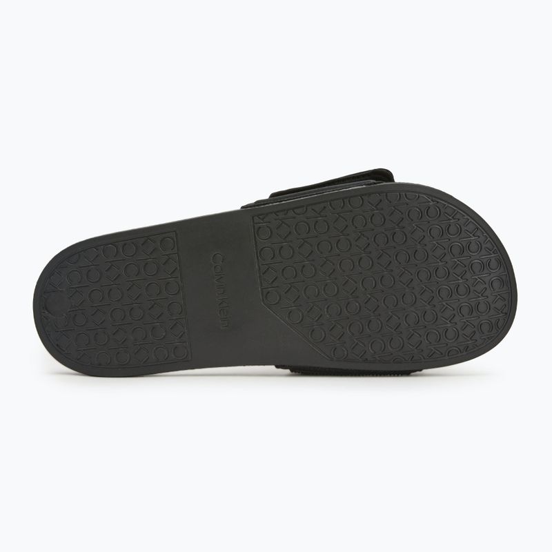 Papuci pentru bărbați Calvin Klein HM0HM01437 Adj Pool Slide TPU black 4