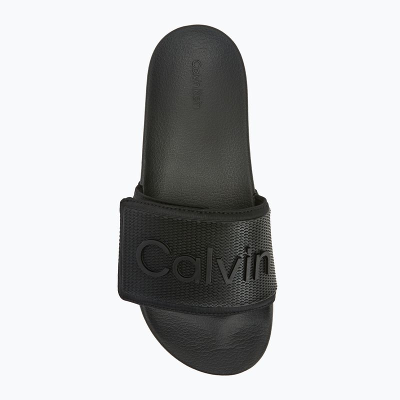 Papuci pentru bărbați Calvin Klein HM0HM01437 Adj Pool Slide TPU black 5