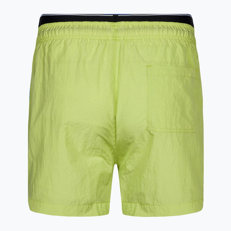 Pantaloni scurți de baie pentru bărbați Calvin Klein Medium Double WB sharp green 2