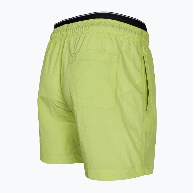 Pantaloni scurți de baie pentru bărbați Calvin Klein Medium Double WB sharp green 4