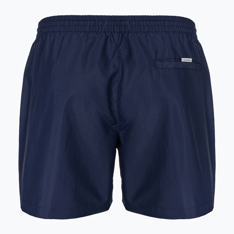 Pantaloni scurți de baie pentru bărbați Calvin Klein Medium Drawstring signature navy 2