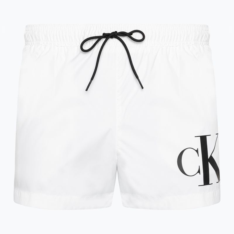 Pantaloni scurți de baie pentru bărbați Calvin Klein Short Drawstring classic white