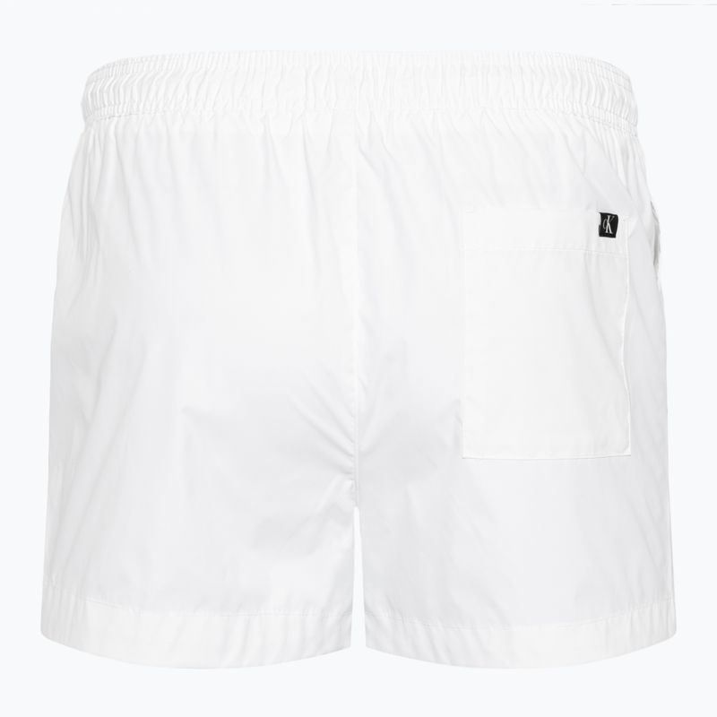 Pantaloni scurți de baie pentru bărbați Calvin Klein Short Drawstring classic white 2