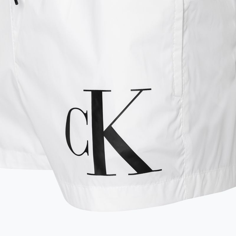 Pantaloni scurți de baie pentru bărbați Calvin Klein Short Drawstring classic white