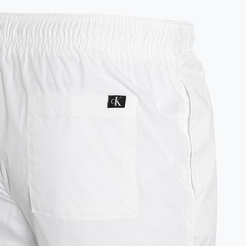Pantaloni scurți de baie pentru bărbați Calvin Klein Short Drawstring classic white