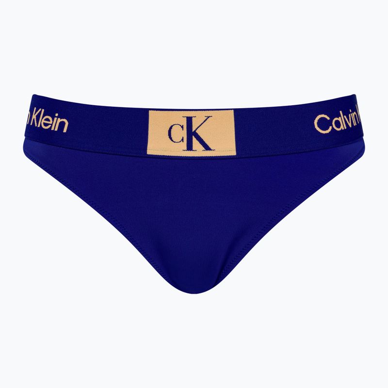 Partea de jos a costumului de baie Calvin Klein Bikini midnight lagoon