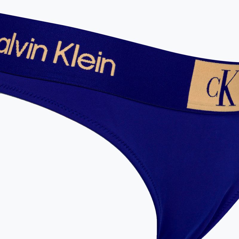 Partea de jos a costumului de baie Calvin Klein Bikini midnight lagoon
