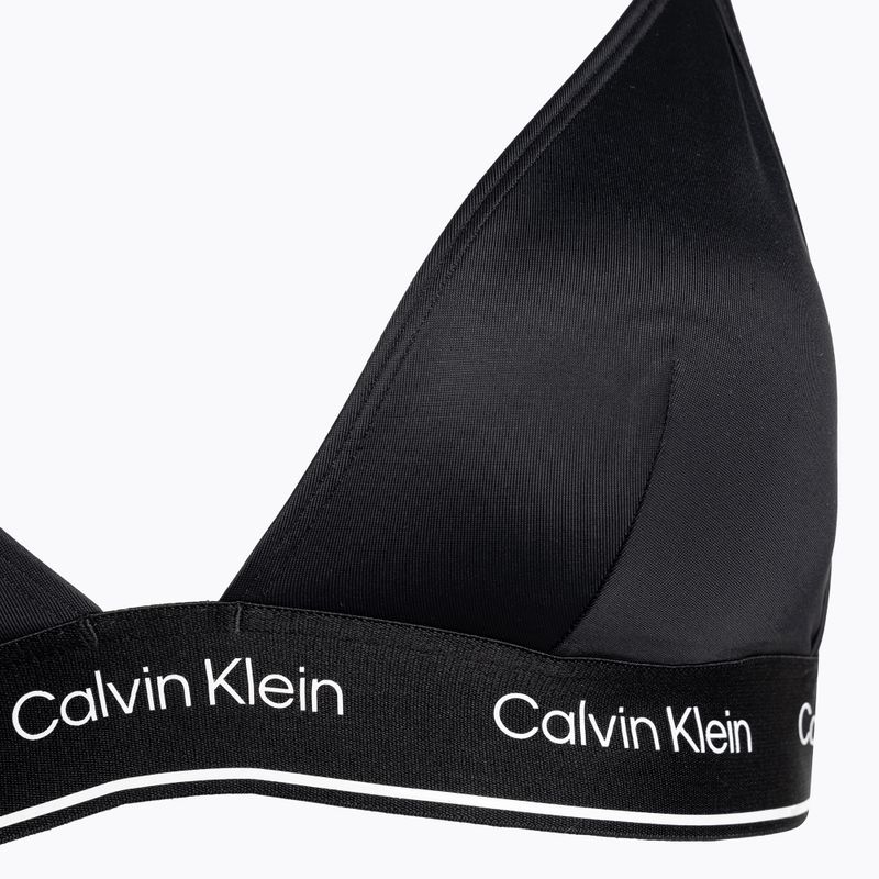 Partea de sus a costumului de baie Calvin Klein Triangle-RP black